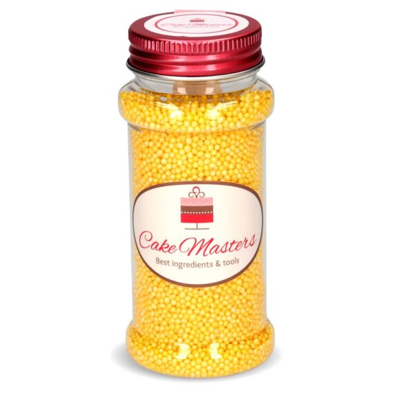 Cake-Masters Mini-Perlen gelb-glimmer 90g