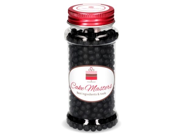 Cake-Masters Weiche Zuckerperlen schwarz 60g