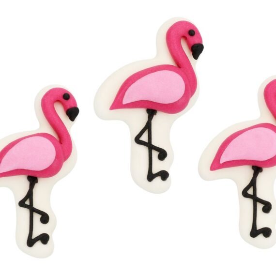 Cake-Masters Flamingos flach Zucker 6 Stück