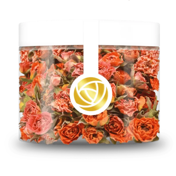 Rosenblüten Farbe: Orange Sunrise 20g