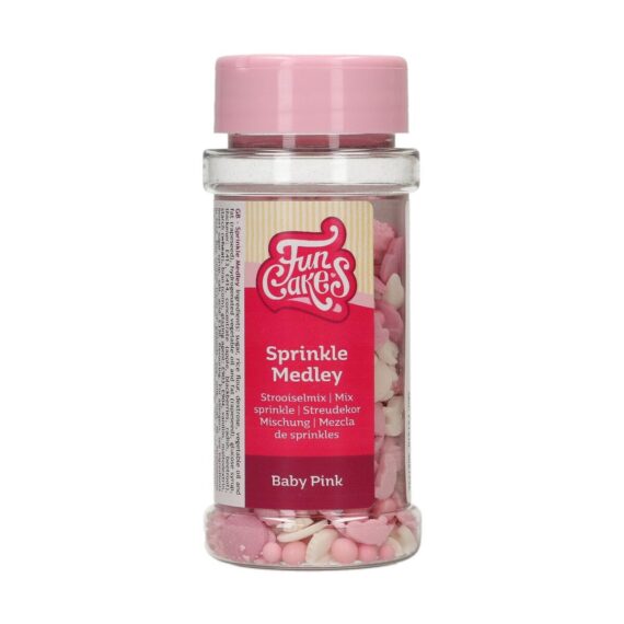 FunCakes Streuselmischung Baby Rosa 50 g