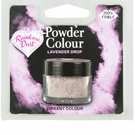 Puderfarbe Plain and Simple Lebensmittelfarbe POWDER COLOUR LAVENDER DROP RETAIL