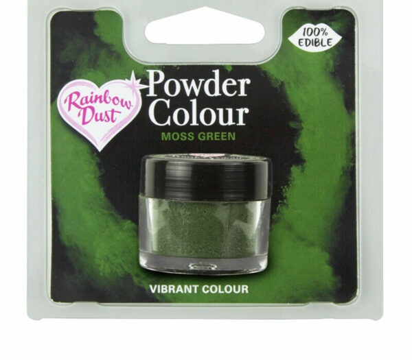 Puderfarbe Plain and Simple Lebensmittelfarbe POWDER COLOUR MOSS GREEN RETAIL