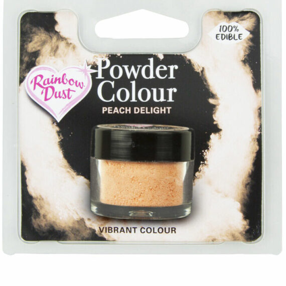 Puderfarbe Plain and Simple Lebensmittelfarbe POWDER COLOUR PEACH DELIGHT RETAIL