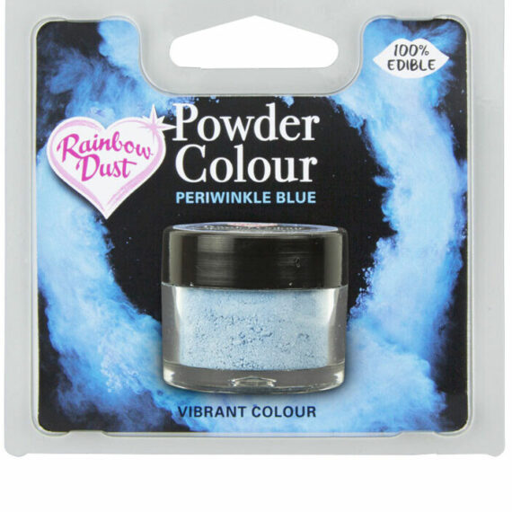 Puderfarbe Plain and Simple Lebensmittelfarbe POWDER COLOUR PERIWINKLE BLUE RETAIL