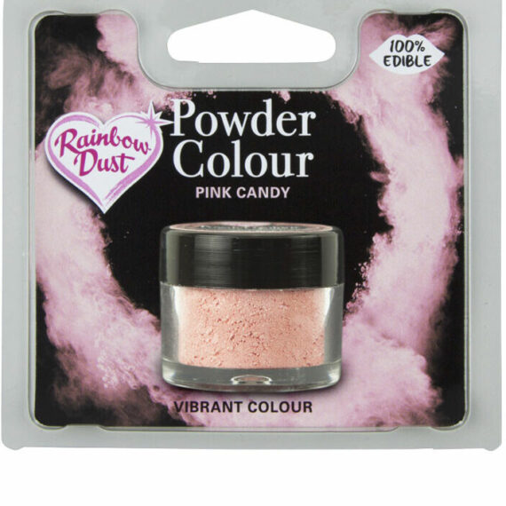 Puderfarbe Plain and Simple Lebensmittelfarbe POWDER COLOUR PINK CANDY RETAIL