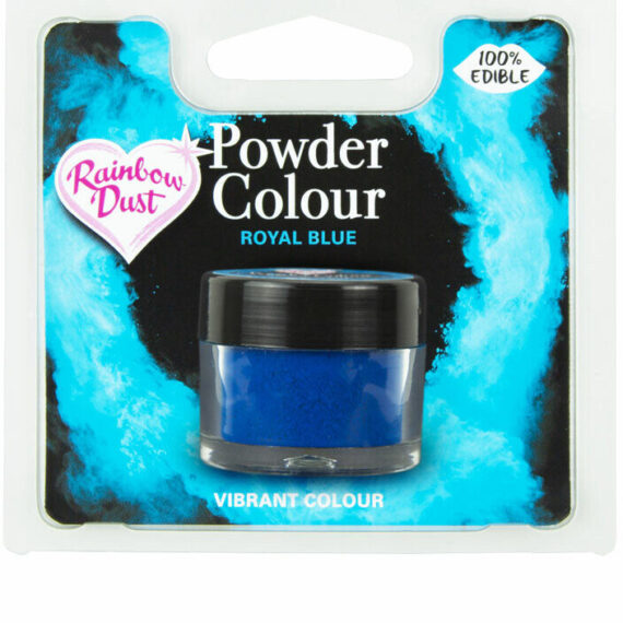Puderfarbe Plain and Simple Lebensmittelfarbe POWDER COLOUR ROYAL BLUE RETAIL