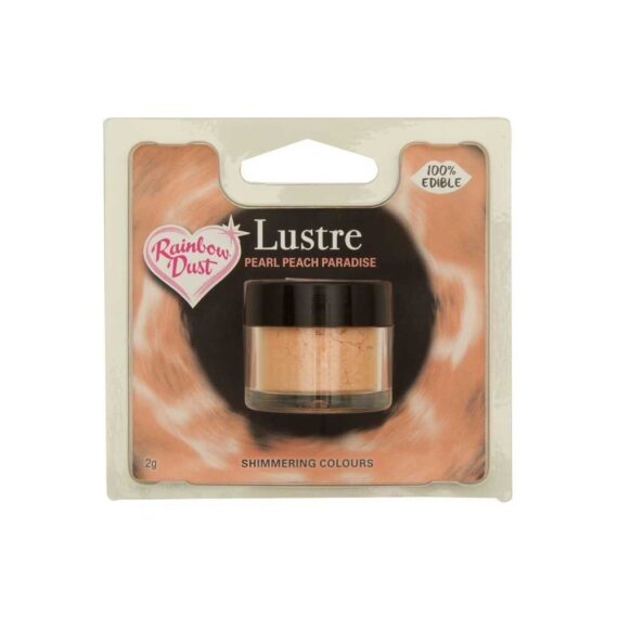 Rainbow Dust edible Lustre alle Farben LUST PEARL PEACH PARADISE