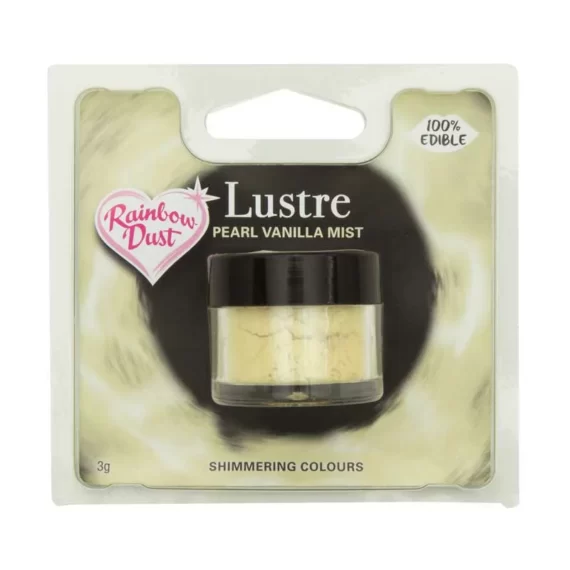 Rainbow Dust edible Lustre alle Farben LUSTRE PEARL VANILLA MIST RETAIL