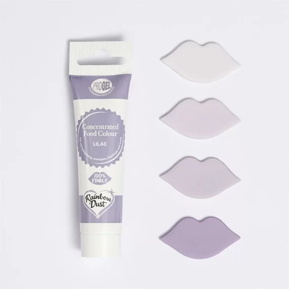 Rainbow Dust ProGel Lilac 25 ml Gelfarbe Lebensmittelfarbe