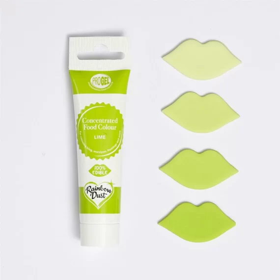 Rainbow Dust ProGel Lime green 25 ml Gelfarbe Lebensmittelfarbe