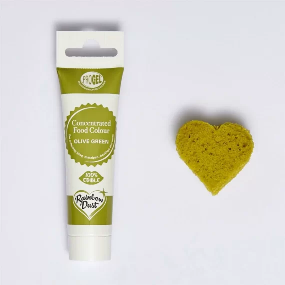 Rainbow Dust ProGel Olive Green 25 ml Gelfarbe Lebensmittelfarbe