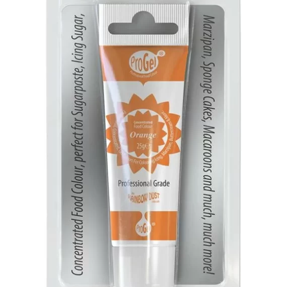 Rainbow Dust ProGel Orange 25 ml Gelfarbe Lebensmittelfarbe