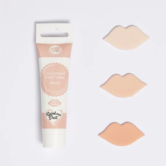 Rainbow Dust ProGel Peach 25 ml Gelfarbe Lebensmittelfarbe