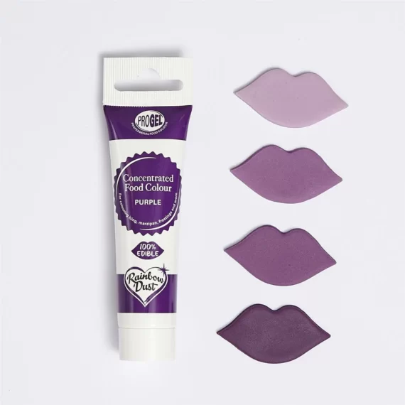 Rainbow Dust ProGel Purple 25 ml Gelfarbe Lebensmittelfarbe