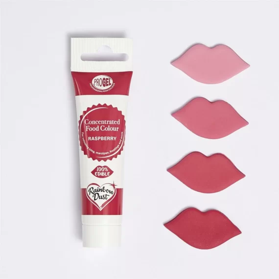 Rainbow Dust ProGel Raspberry 25 ml Gelfarbe Lebensmittelfarbe
