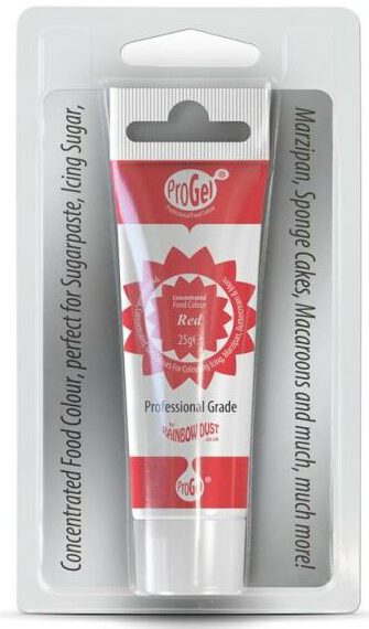 Rainbow Dust ProGel Red 25 ml Gelfarbe Lebensmittelfarbe