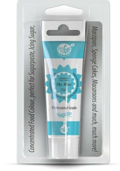 Rainbow Dust ProGel Sky Blue 25 ml Gelfarbe Lebensmittelfarbe