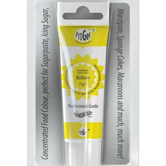 Rainbow Dust ProGel yellow 25 ml Gelfarbe Lebensmittelfarbe