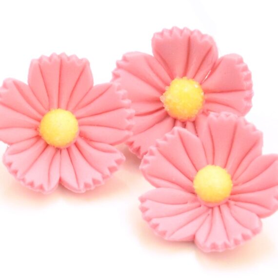 Cake-Masters Blumen 30mm rosa Zucker 16 Stück