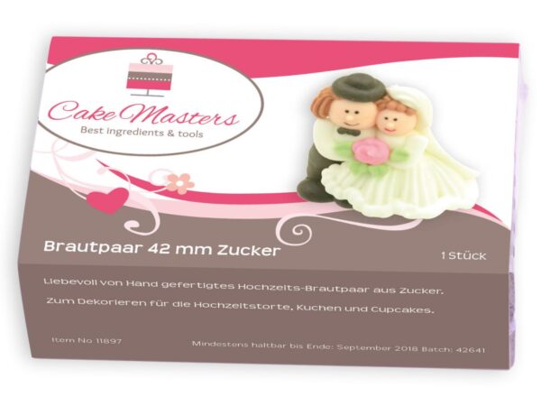 Cake-Masters Brautpaar 42mm Zucker