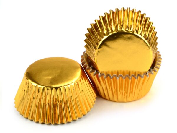 Cake-Masters Muffinkapseln 50mm Alu gold 60 Stück