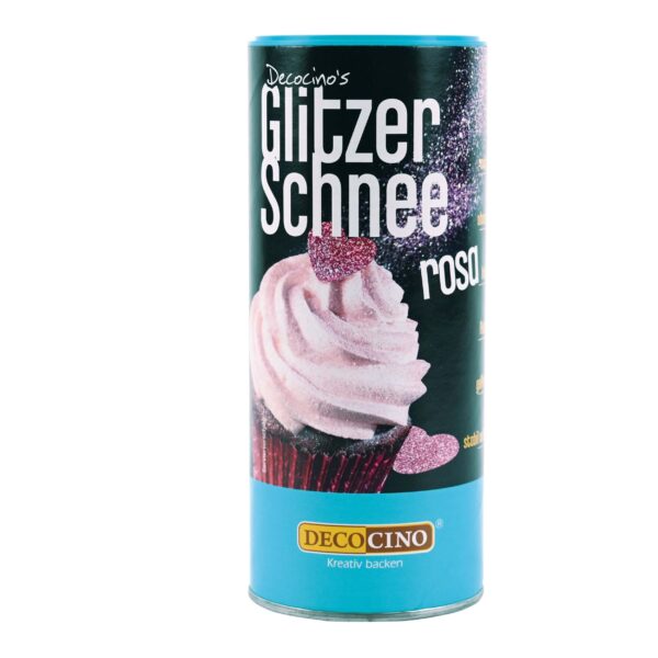 Glitzer-Schnee Rosa (100g)