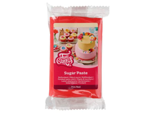 FunCakes Fondant Feuerrot 250g