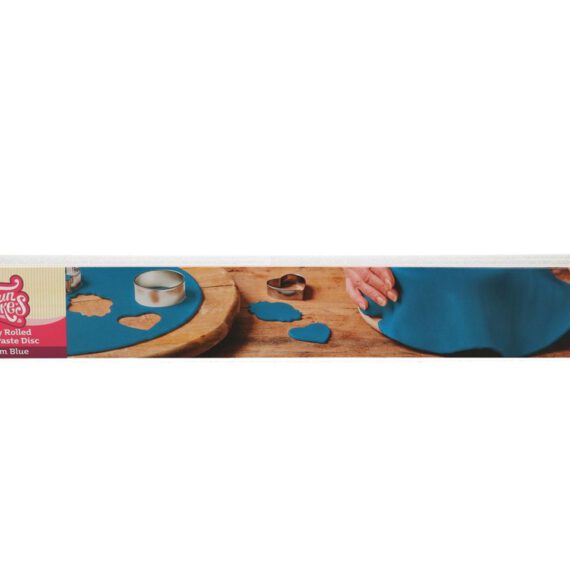 FunCakes Ausgerollte Rollfondant-Decke denim blue Durchmesser 36cm