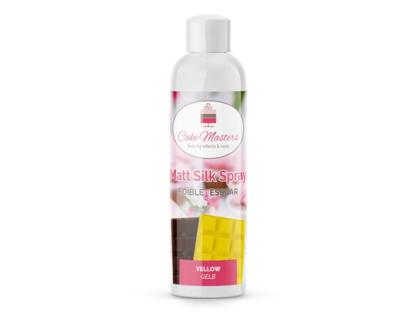 Cake-Masters Farbspray Matt Silk gelb 100ml