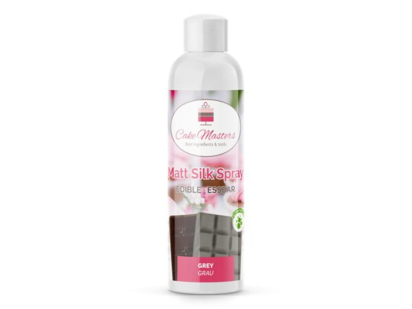 Cake-Masters Farbspray Matt Silk grau 100ml