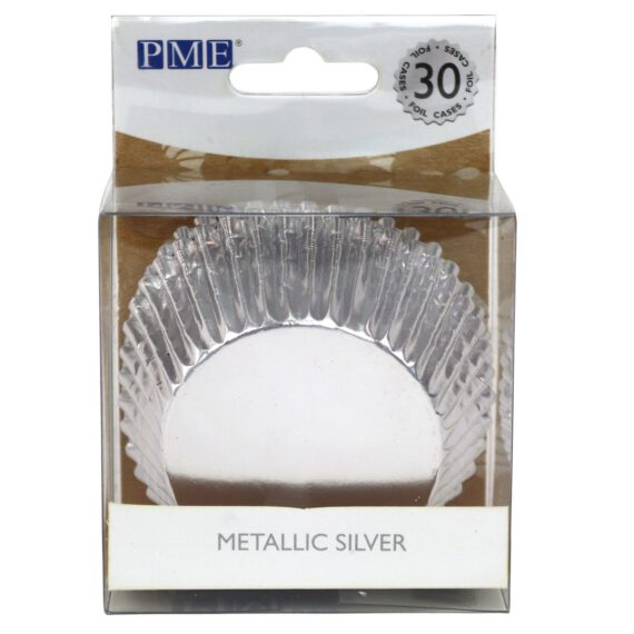 PME BACKFÖRMCHEN METALLIC SILBER PK/30