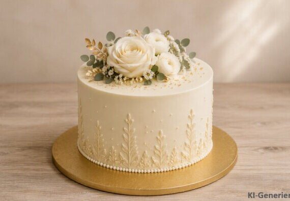 Goldene Cake Drum Ø 30,5 cm, 12 mm