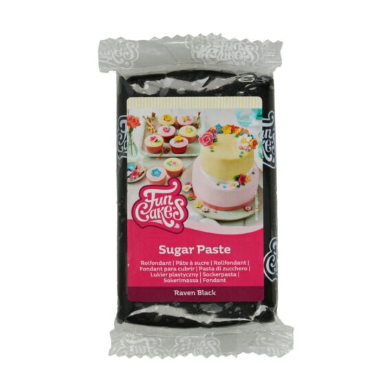FunCakes Rollfondant Raven Black 250 g