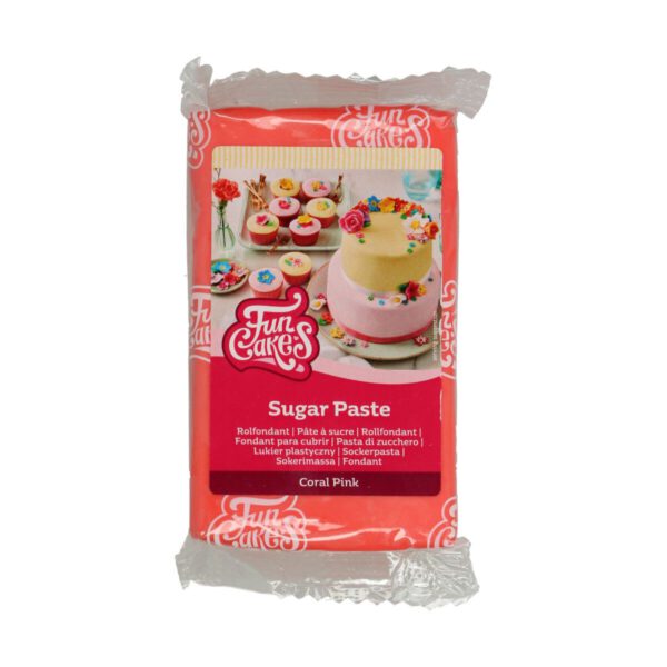 FunCakes Rollfondant Coral Pink 250 g