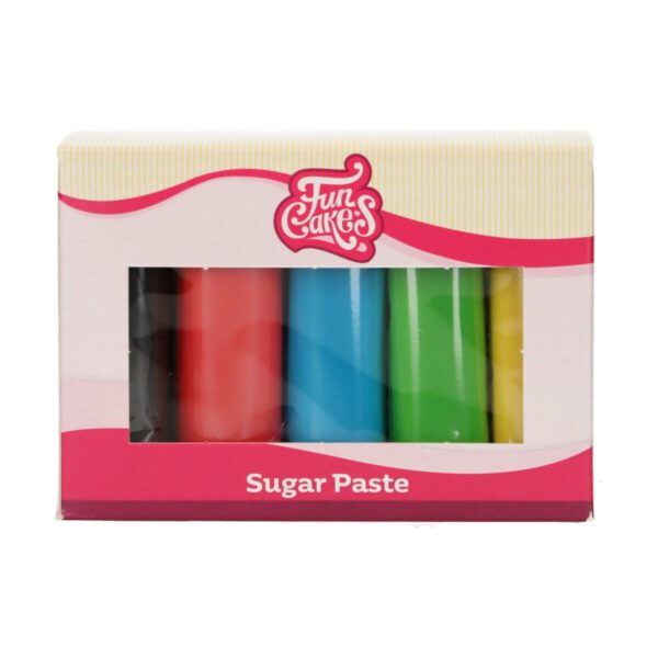 FunCakes Rollfondant Multipack Essential Colors 5x100g