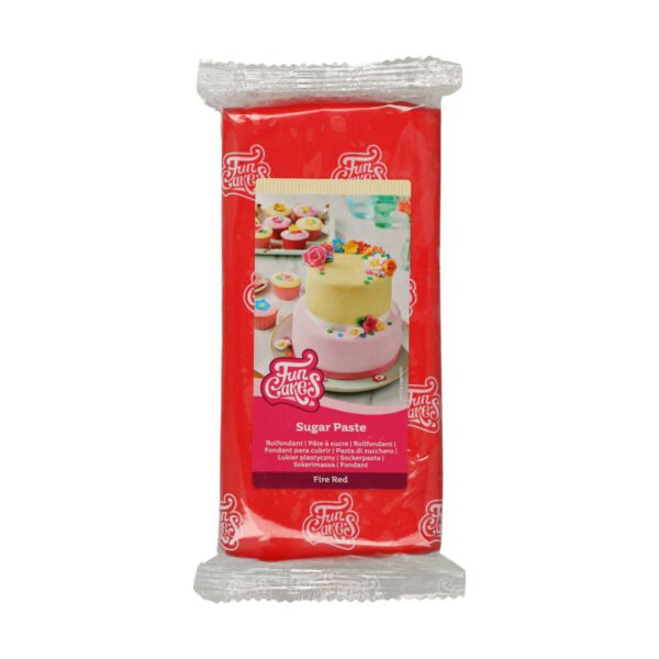 FunCakes Rollfondant Fire Red 1 kg