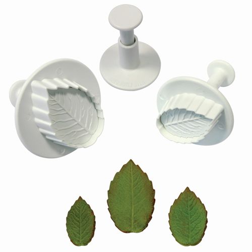 PME ROSE LEAF PLUNGER CUTTER SET/3