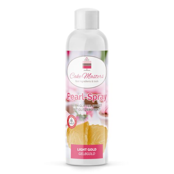 Cake-Masters Pearl-Spray gelbgold 100ml