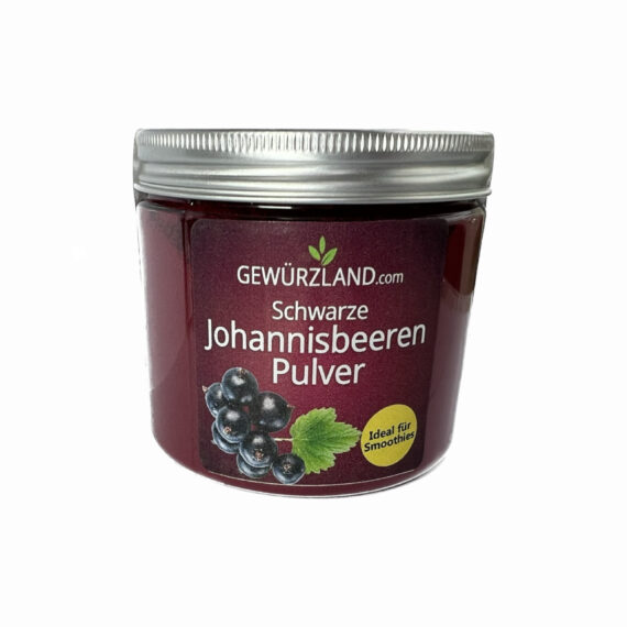 Schwarze Johannisbeeren Pulver 100g