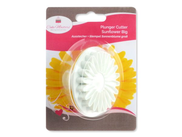 Cake-Masters Ausstecher + Stempel Sonnenblume groß