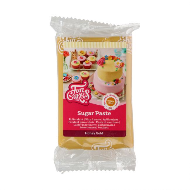 FUNCAKES ZUCKERPASTE HONEY GOLD 250 G