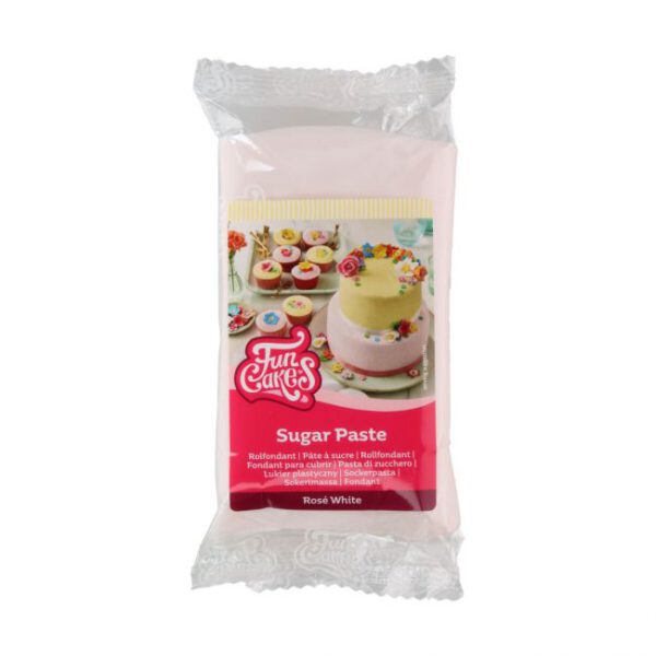 FUNCAKES FONDANT ROSÉ WHITE 250 G