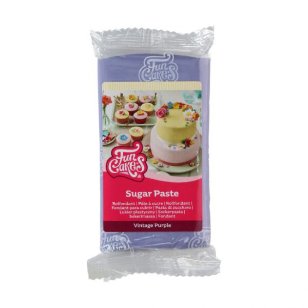 FUNCAKES FONDANT VINTAGE PURPLE 250 G