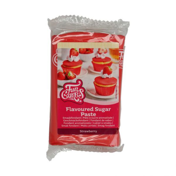 FUNCAKES GESCHMACKSFONDANT ERDBEERE 250 G