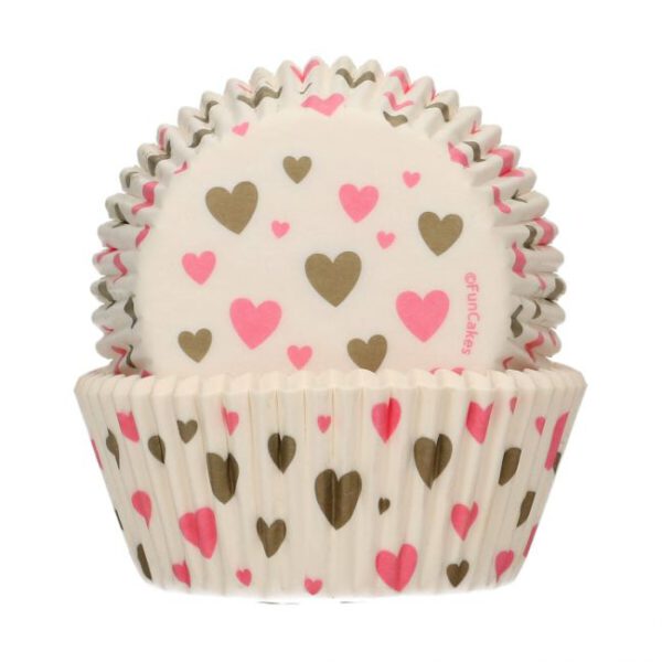 FUNCAKES BACKFÖRMCHEN HERZEN PK/48 - Image 2