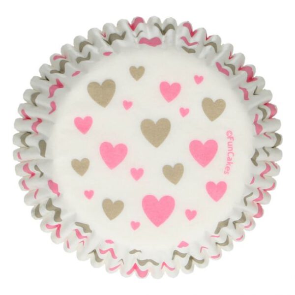 FUNCAKES BACKFÖRMCHEN HERZEN PK/48 - Image 3