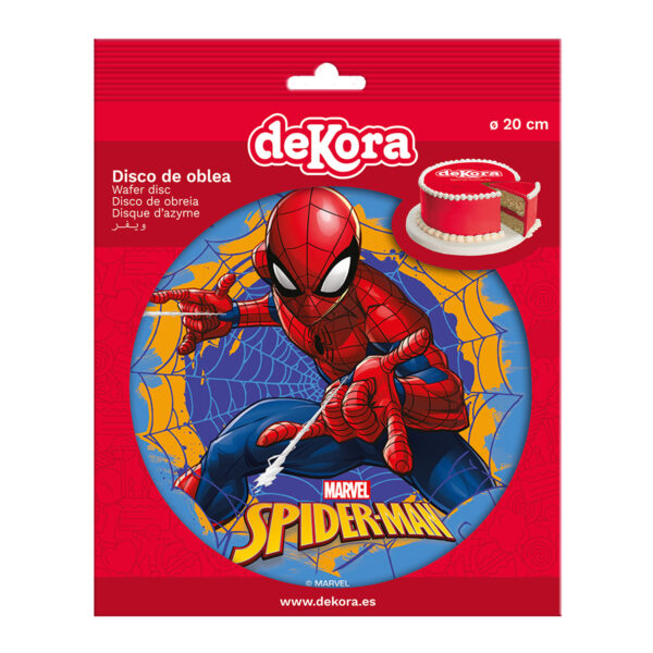 Dekora SPIDERMAN WAFER Tortenaufleger 20 cm