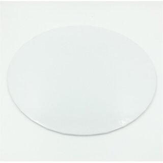 Weiße runde Cake Card Ø 25 cm, 3 mm stark