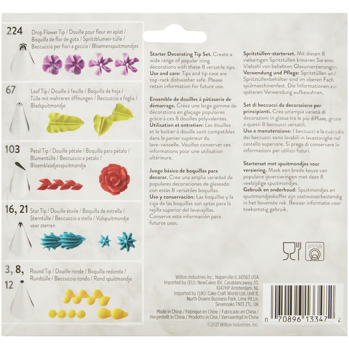 WILTON STARTER DECORATING TIP SET/9 – Bild 3